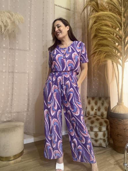 CONJUNTO TRIBAL LICRA FRIA LILA [3]