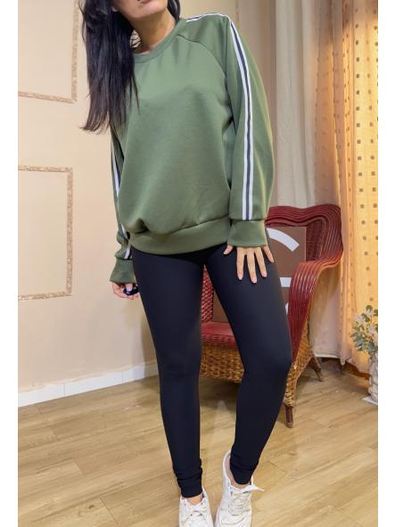 SUDADERA FRANJA VERDE [0]