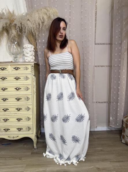 VESTIDO LIno bordado azul [1]