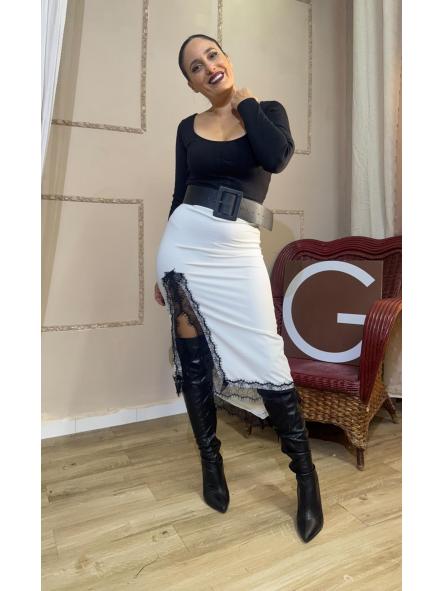 FALDA BLANCA LENCERA [0]