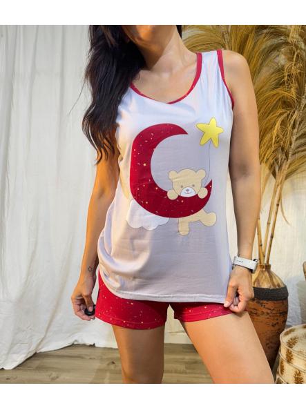 PIJAMA OSITO LUNA GRIS