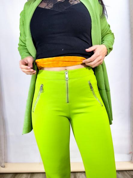 LEGGIN CREMALLERA FAJA VERDE [1]