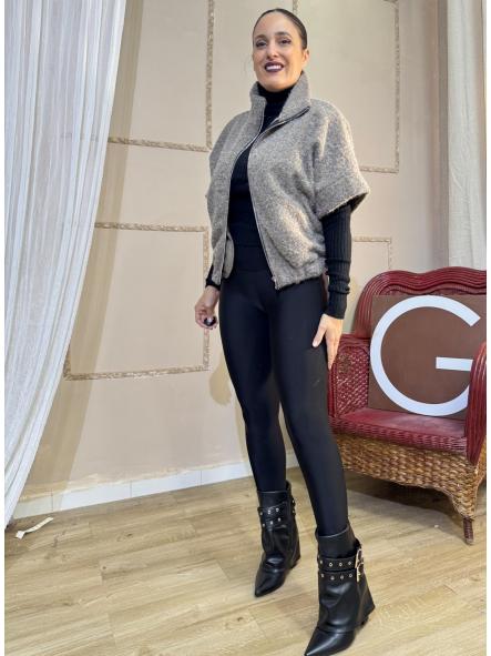 CHALECO BORREGO MARRON  [0]