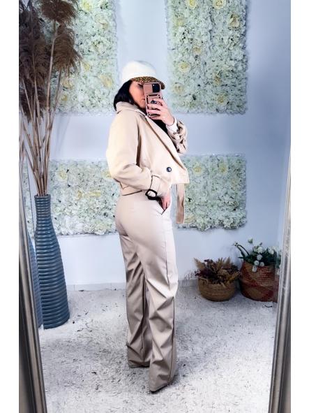 PANTALON POLIPIEL BEIGE  [2]