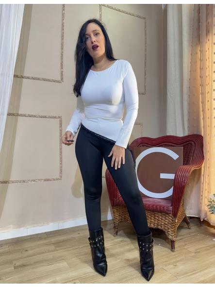 CAMISETA LICRA ENCAJE BLANCA [0]