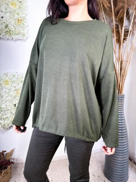 SUDADERA PUNTO BASIC VERDE  [1]