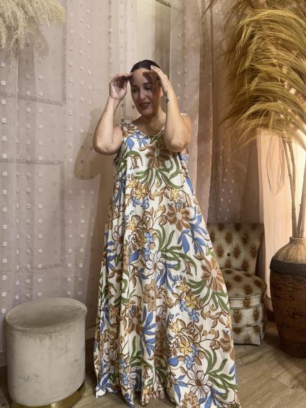 VESTIDO MARRON COMODO [2]