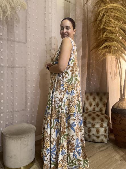 VESTIDO MARRON COMODO [5]