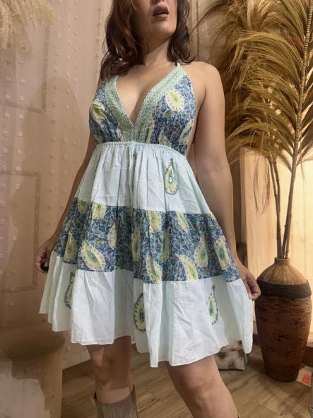 VESTIDO boho AZUL [2]