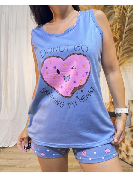 PIJAMA DONUT AZUL