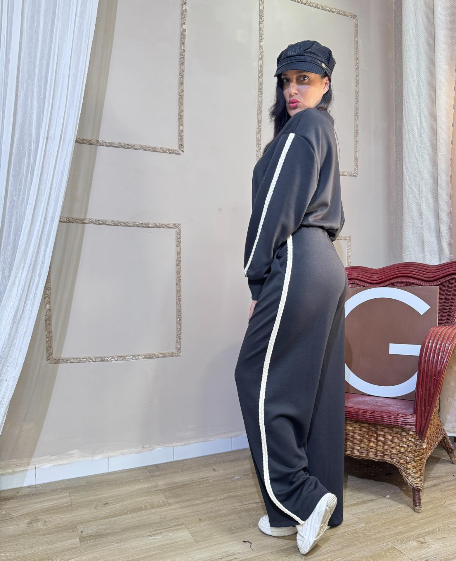 CONJUNTO SPORT NEGRO TRENZA