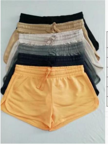 PANTALON NEGRO CORTO DEPORTIVO