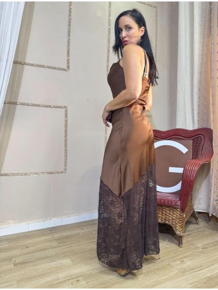 VESTIDO LENCERO MARRON (FIESTA) [1]
