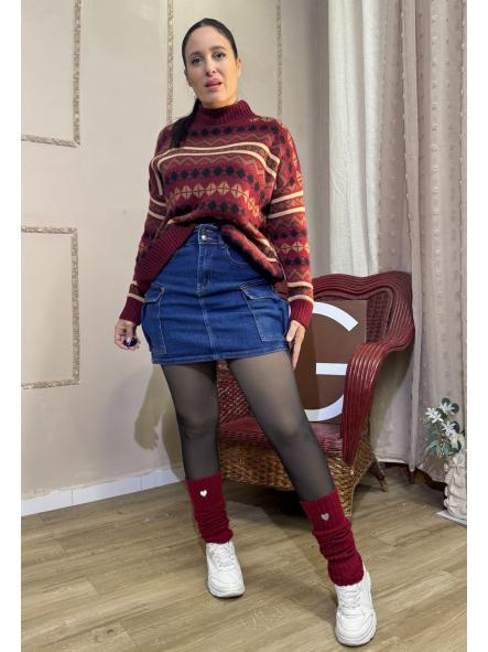 JERSEY DE LANA TONOS GRANATES [0]