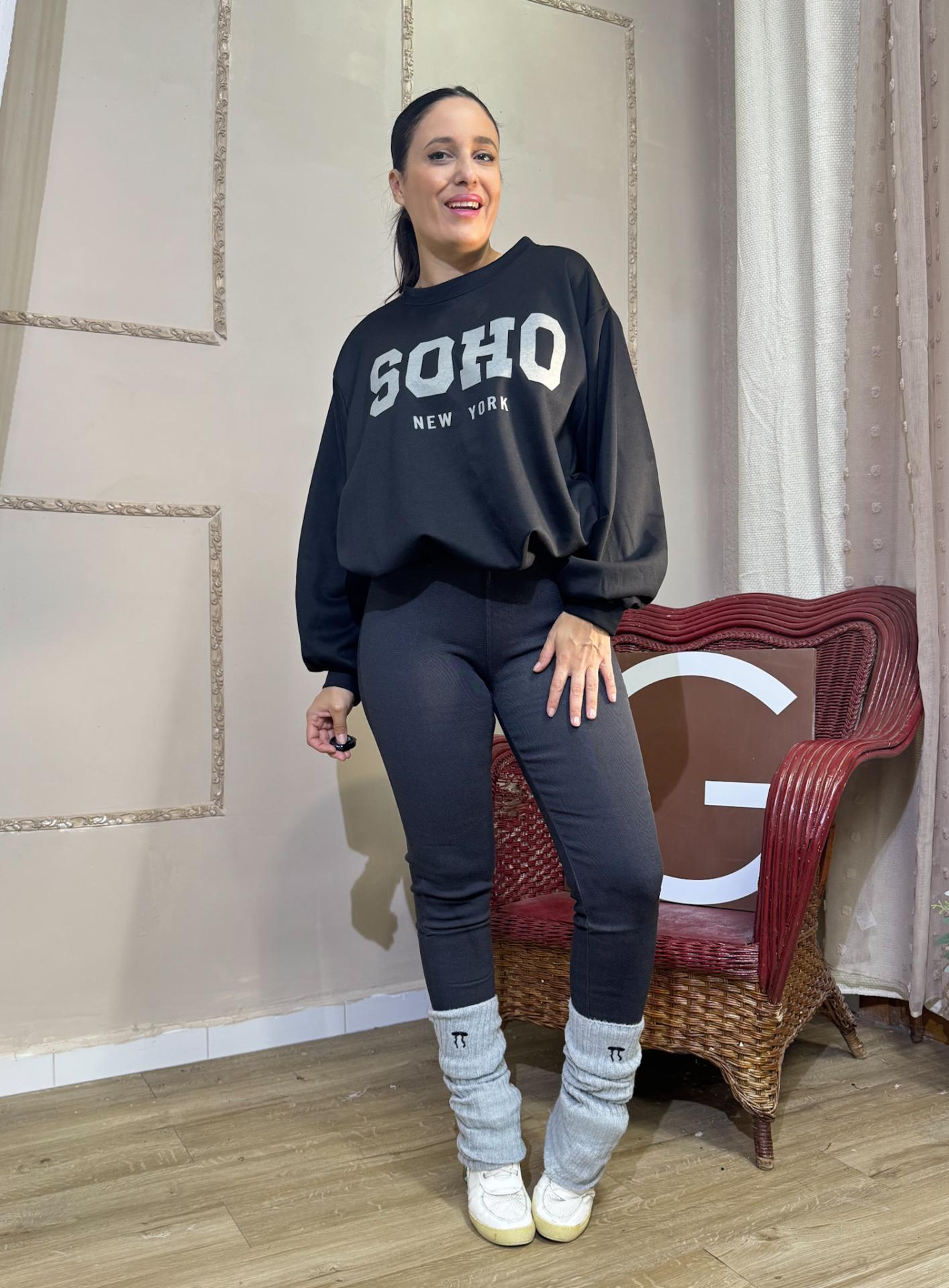 LEGGIN TIPO VAQUERO TALLE ALTO PUSH UP COLOR GRIS