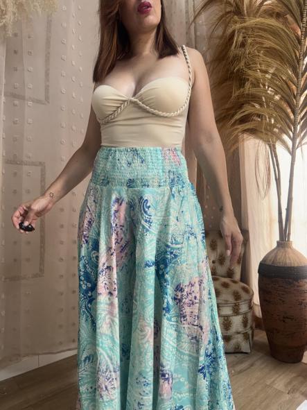 PANTALON HINDY EFE FALDA VERDE [2]