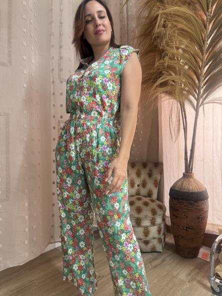 CONJUNTO FLORES VERDE [0]