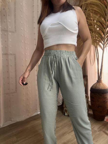 PANTALON VICHY VERDE [0]