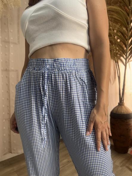 PANTALON VICHY AZUL [2]