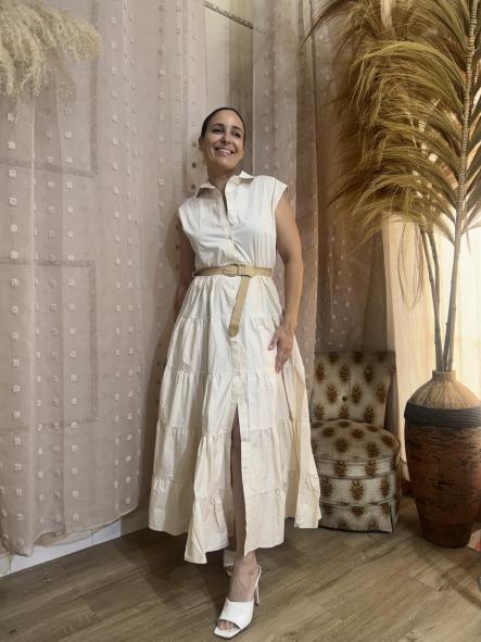 VESTIDO  CAMISERO BEIG [1]