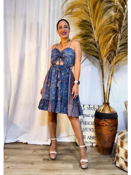 VESTIDO BOHO CORTO