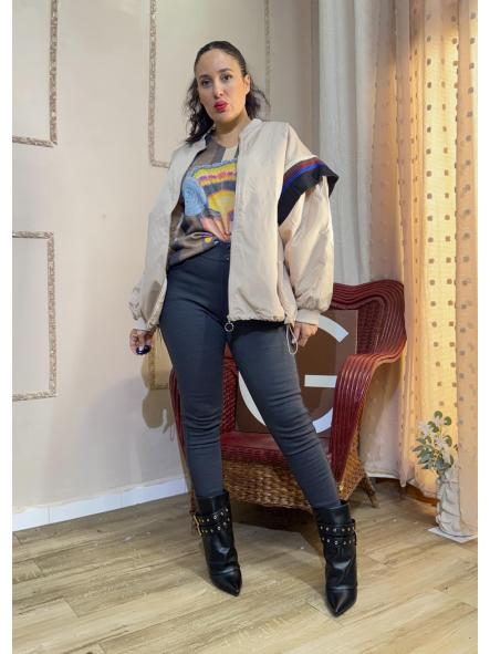 BOMBER VIRAL BEIG [1]