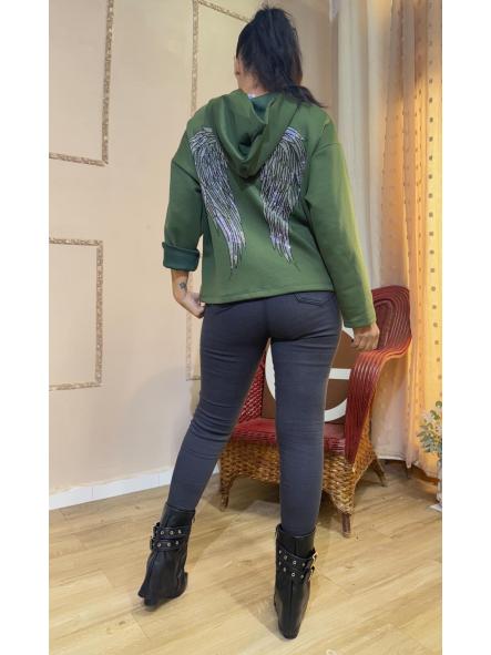 SUDADERA ALAS VERDE [0]