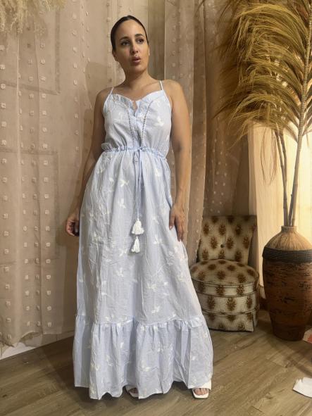 VESTIDO  AZUL RAYAS CLARI  [1]