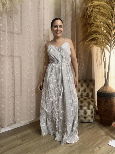 VESTIDO   RAYAS marron [3]