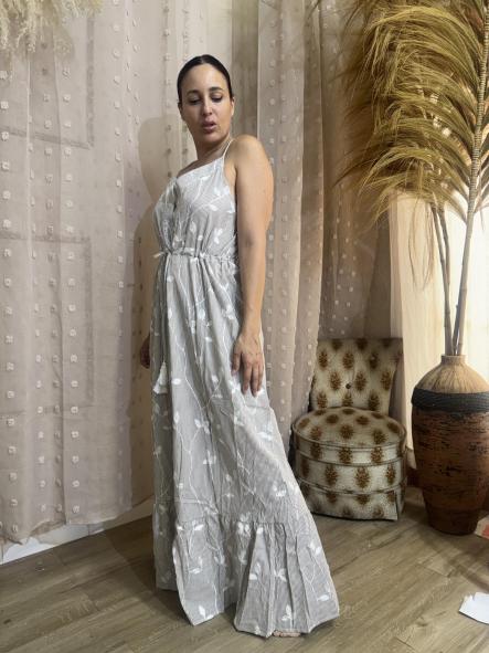 VESTIDO   RAYAS marron [2]