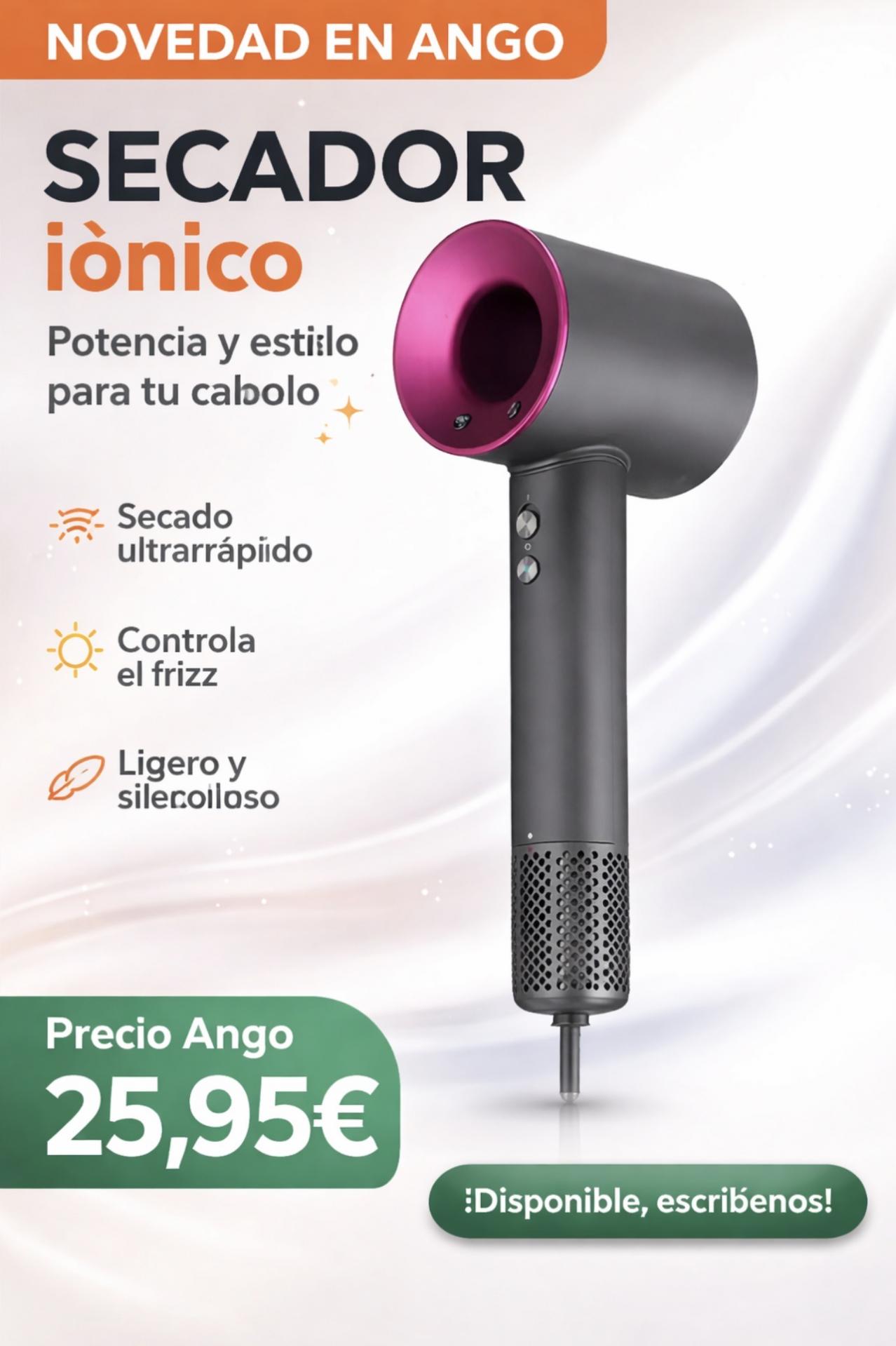 SECADOR IONICO TIPO DYSON