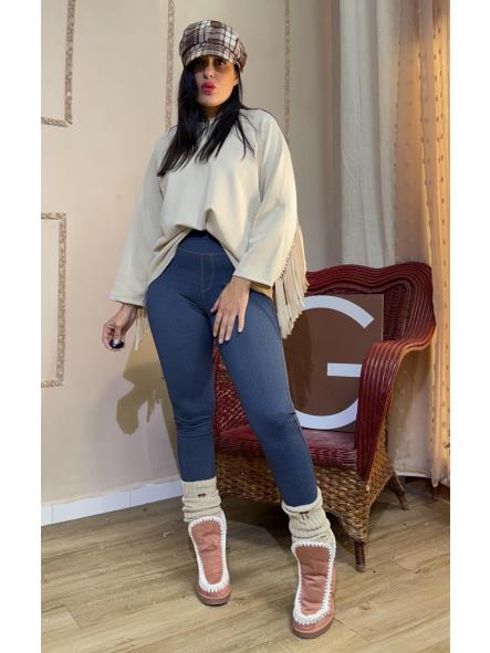 LEGGINS EFECTO VAQUERO PIEL DE TIBURON  [1]