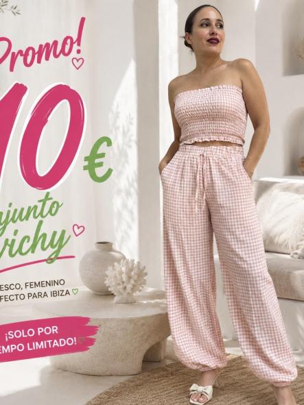 CONJUNTO VICHY ROSA [0]