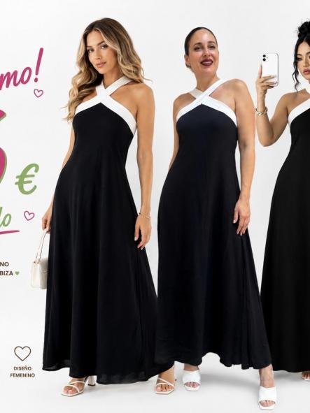 VESTIDO NEGRO VUELO [0]