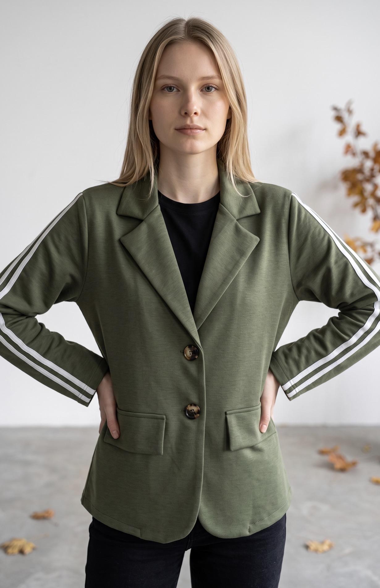 BLAZER VERDE DEPORTIVA