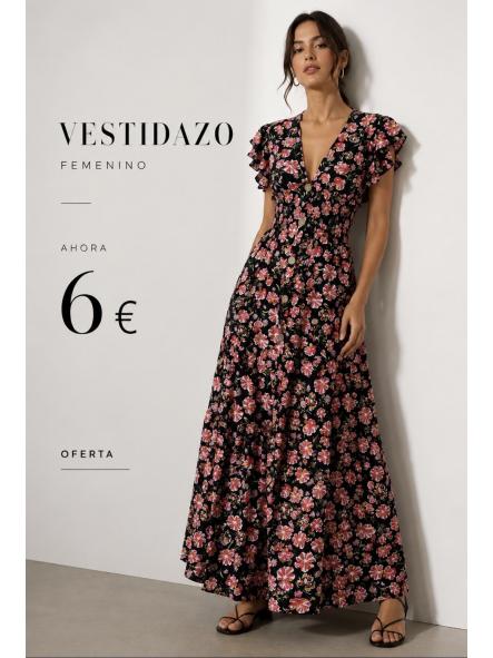VESTIDO FLORES NEGROS [0]