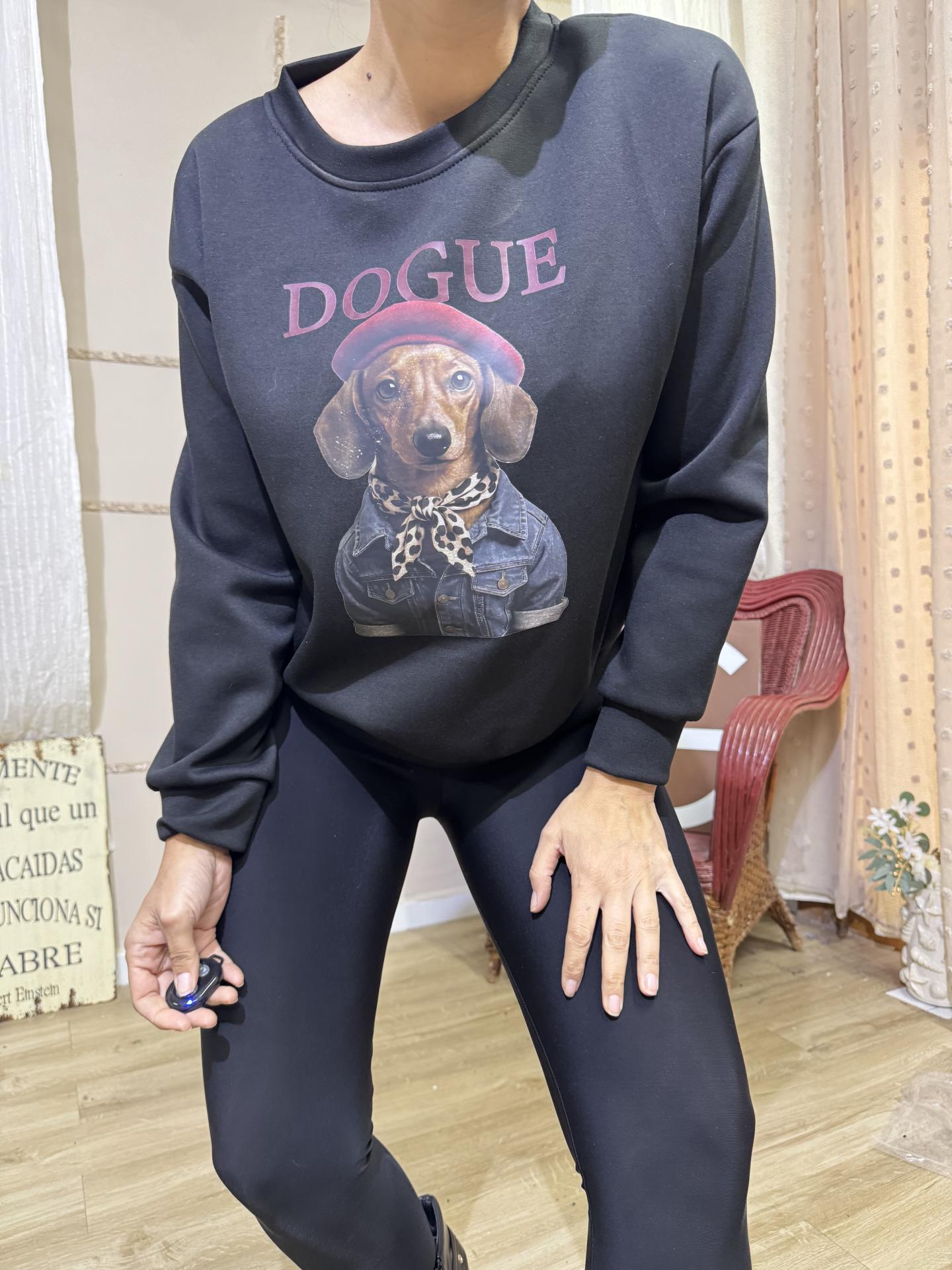 SUDADERA VIENA NEGRO