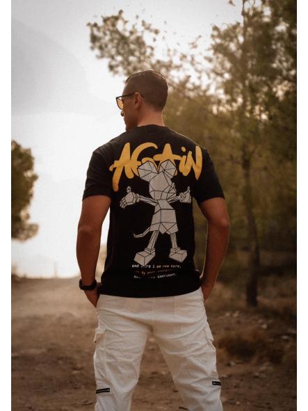 CAMISETA AGAIN MICKEY NEGRA