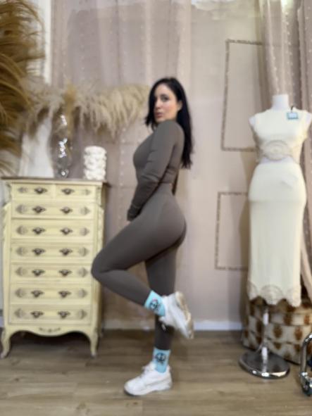 CONJUNTO DEPORTIVO MARRON