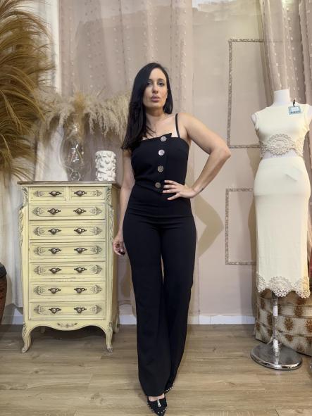 MONO BOTONES negro FIESTA