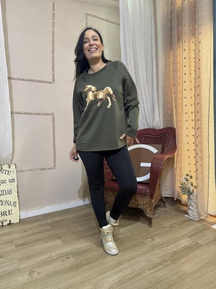 SUDADERA CABALLO VERDE [1]