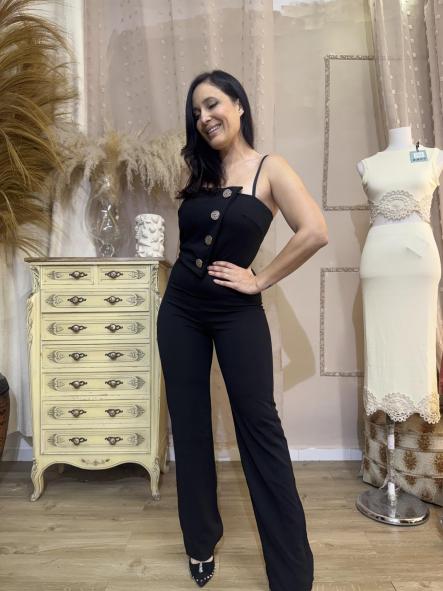 MONO BOTONES negro FIESTA [2]