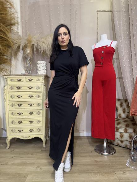 VESTIDO LARGO NEGRO [0]