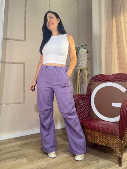 PANTALON MORADO CON GOMA CAMAL RECTO [1]