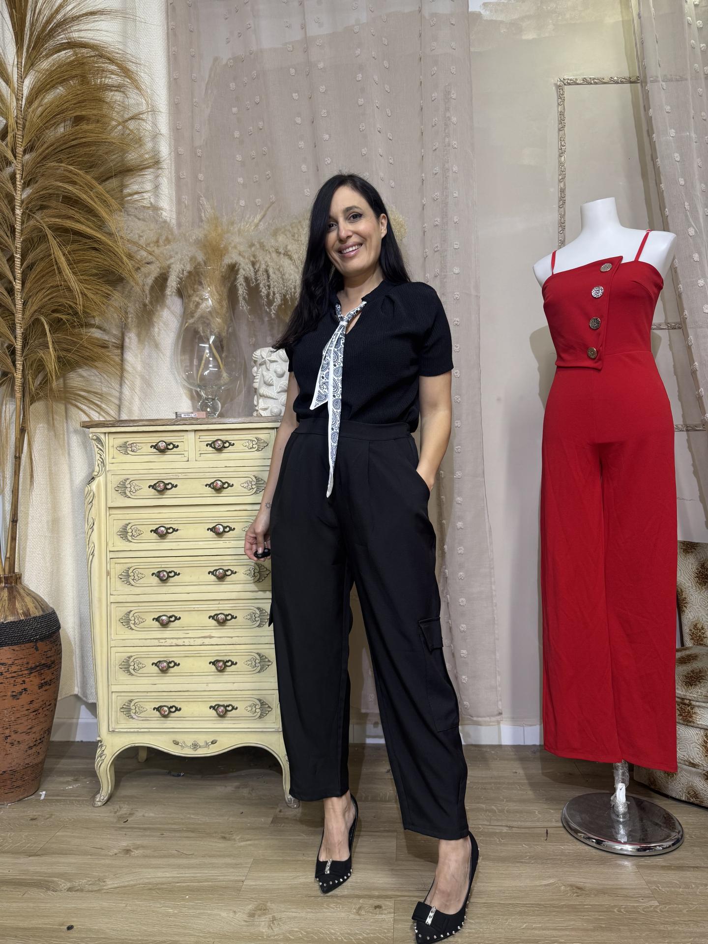 PANTALON TRAJE NEGRO