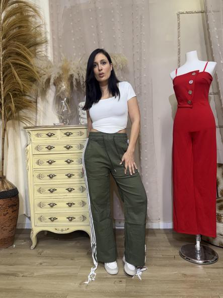 PANTALON TIPO ADIS VERDE