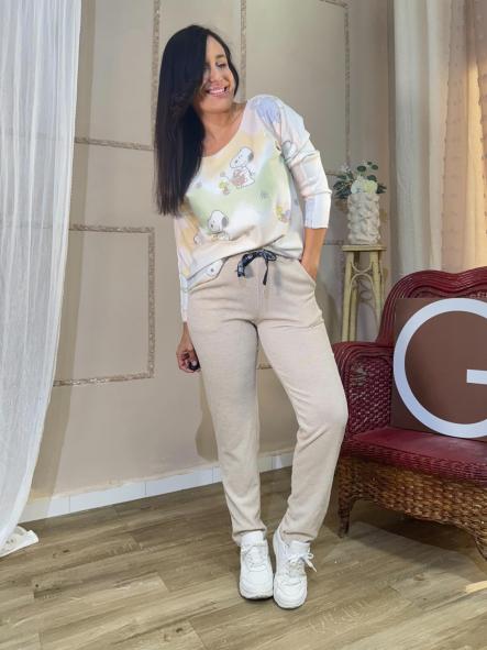 PANTALON BEIG TIPO CHANDAL [1]