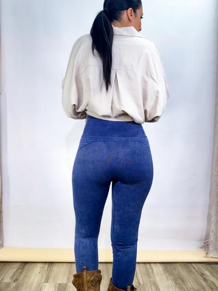 Pantalon Leggin Faja Azul  [2]