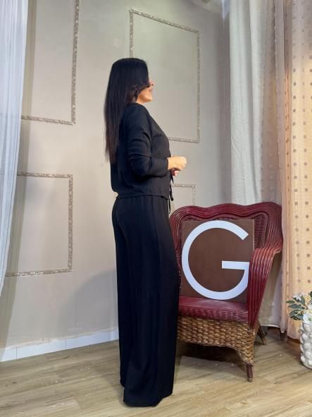 CONJUNTO NEGRO CHAQUETA LAZITOS DELANTEROS [0]