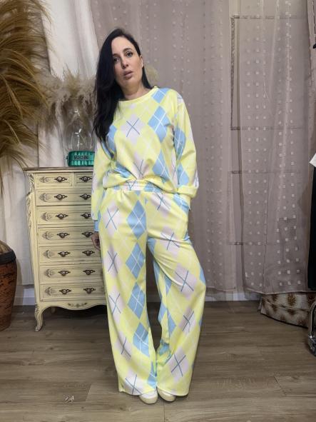 CHANDAL ROMBOS AMARILLO [1]